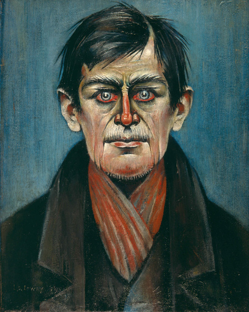 L S Lowry 1938 self portrait © The Lowry Collection, Salford